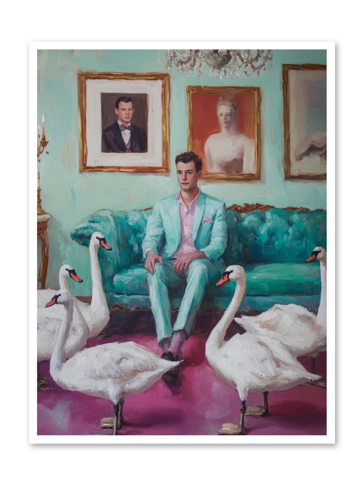 The Swan Dreamer -- Paper Print 36x48