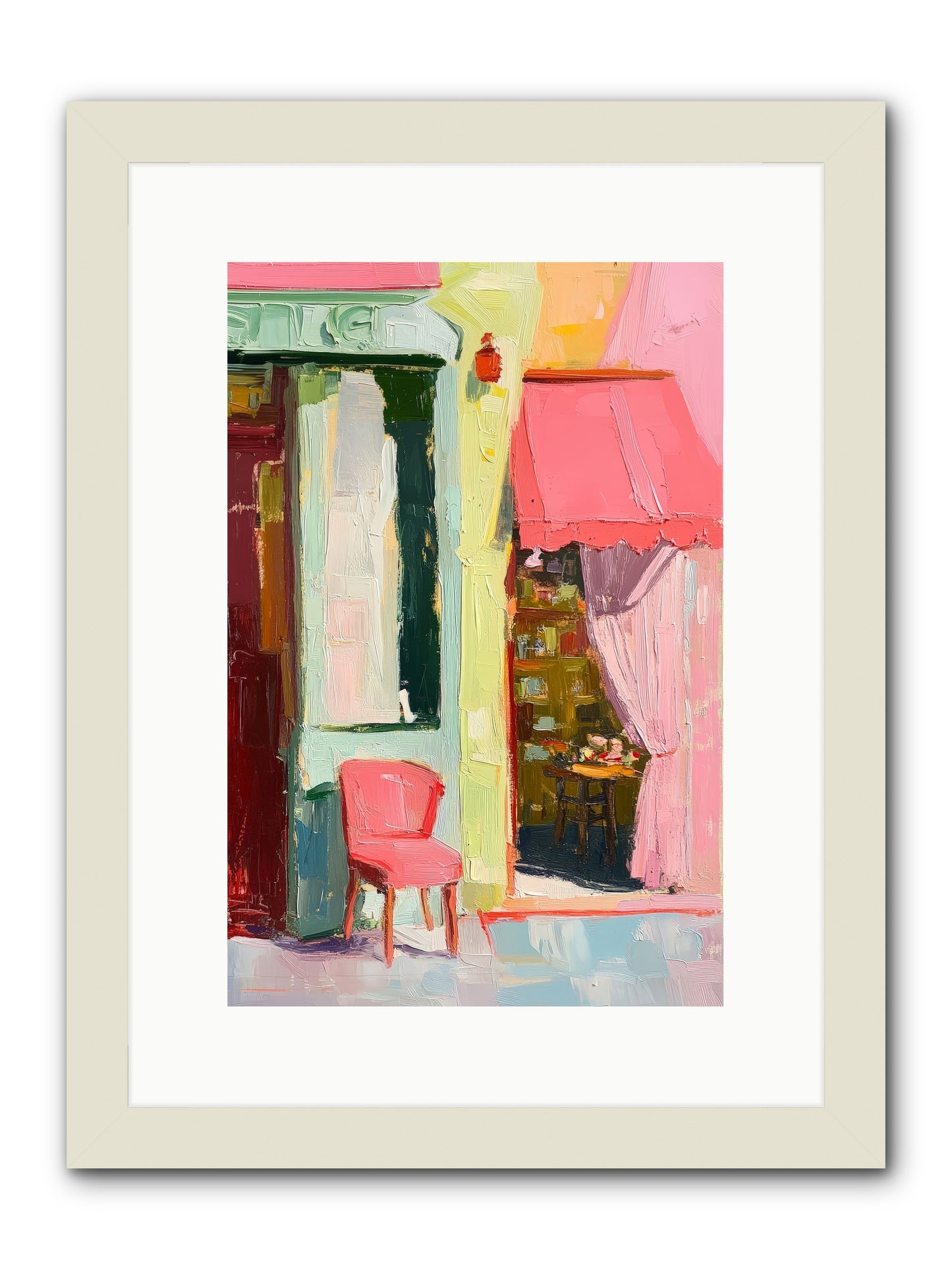 The Sweet Life -- Framed Print - White 10x15