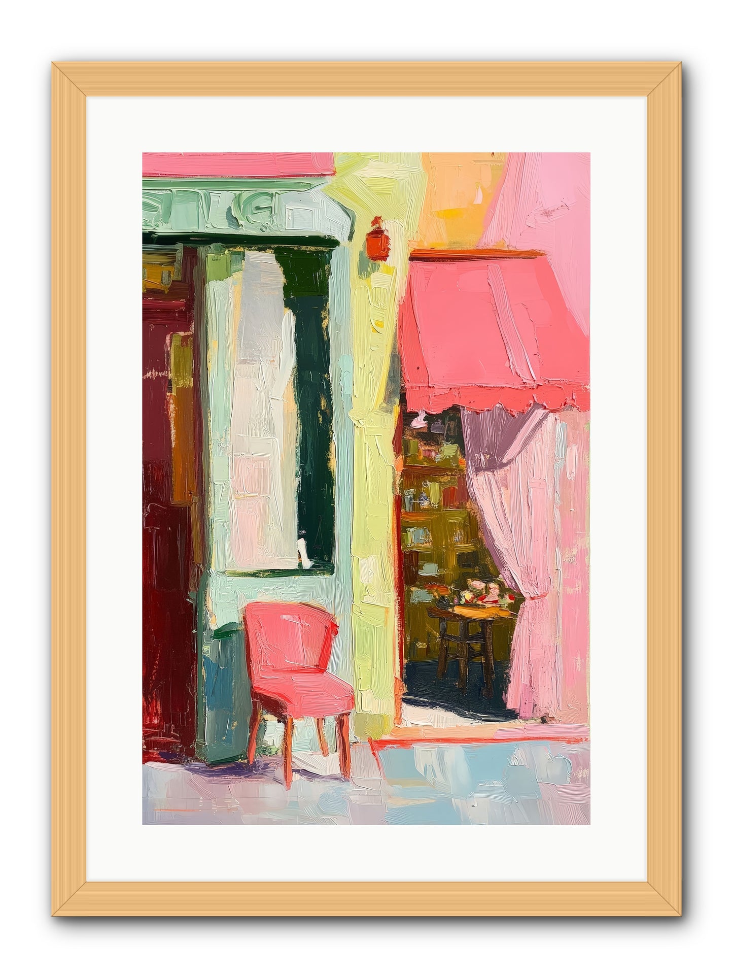 The Sweet Life -- Framed Print - Natural 16x24