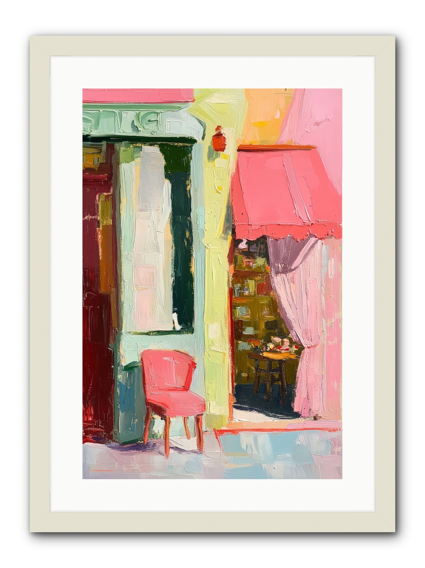 The Sweet Life -- Framed Print - White 16x24