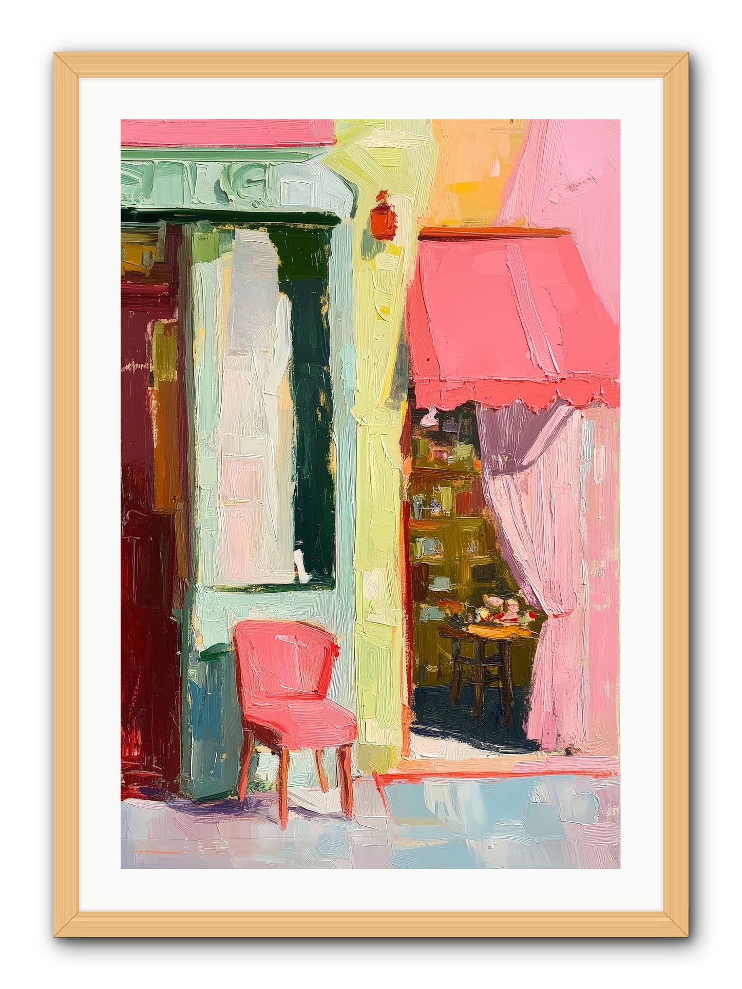 The Sweet Life -- Framed Print - Natural 24x36