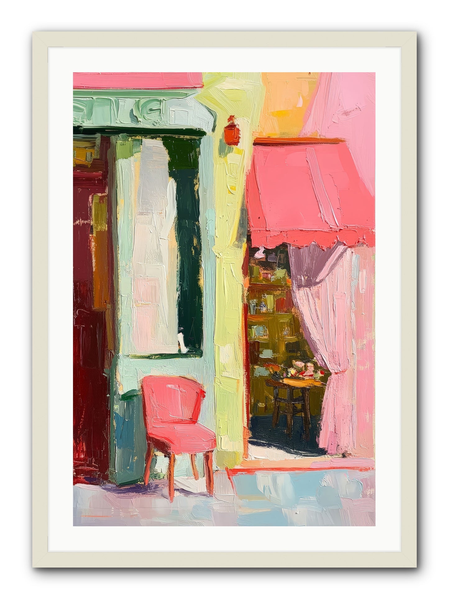 The Sweet Life -- Framed Print - White 24x36