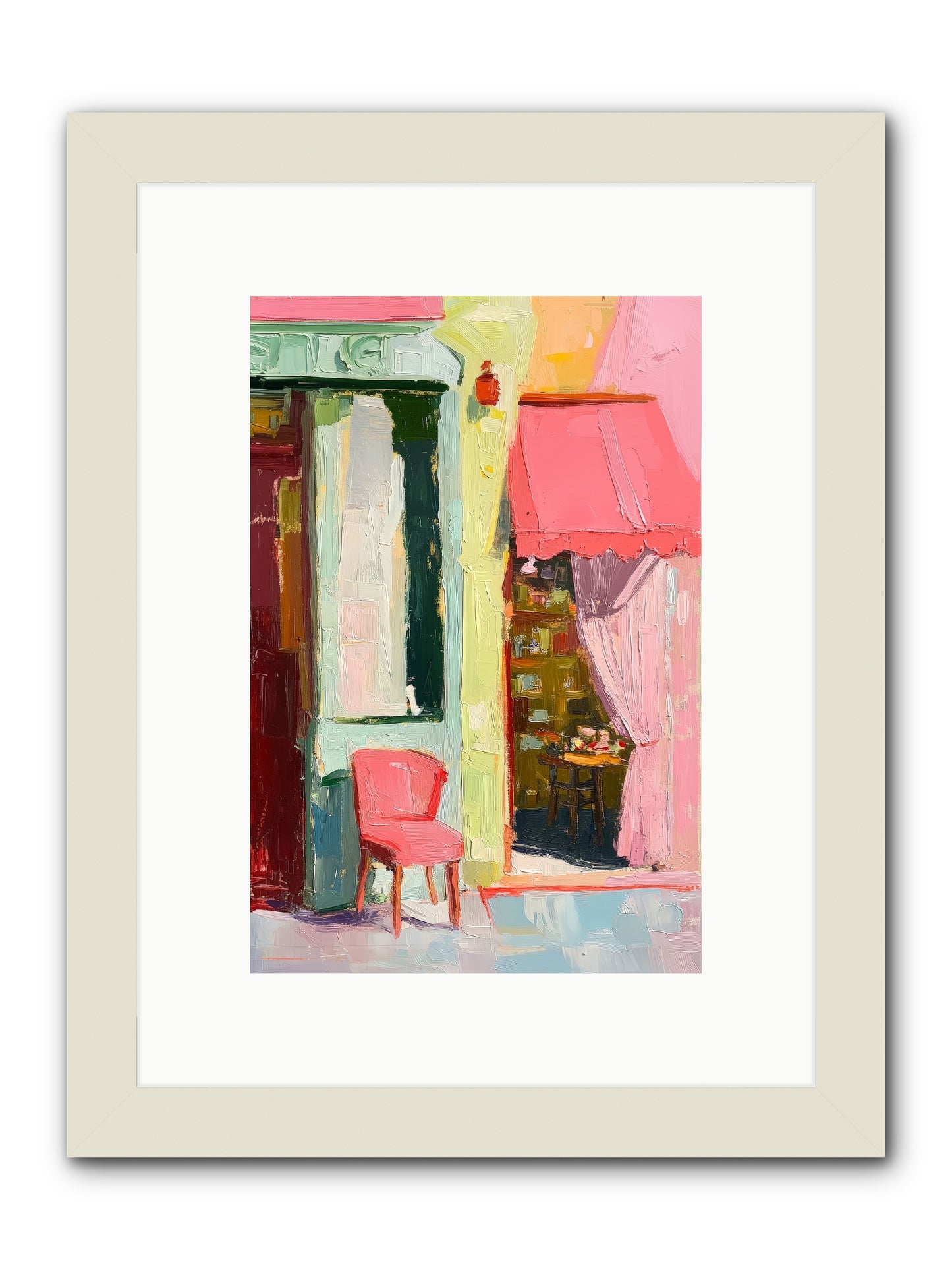 The Sweet Life -- Framed Print - White 8x12