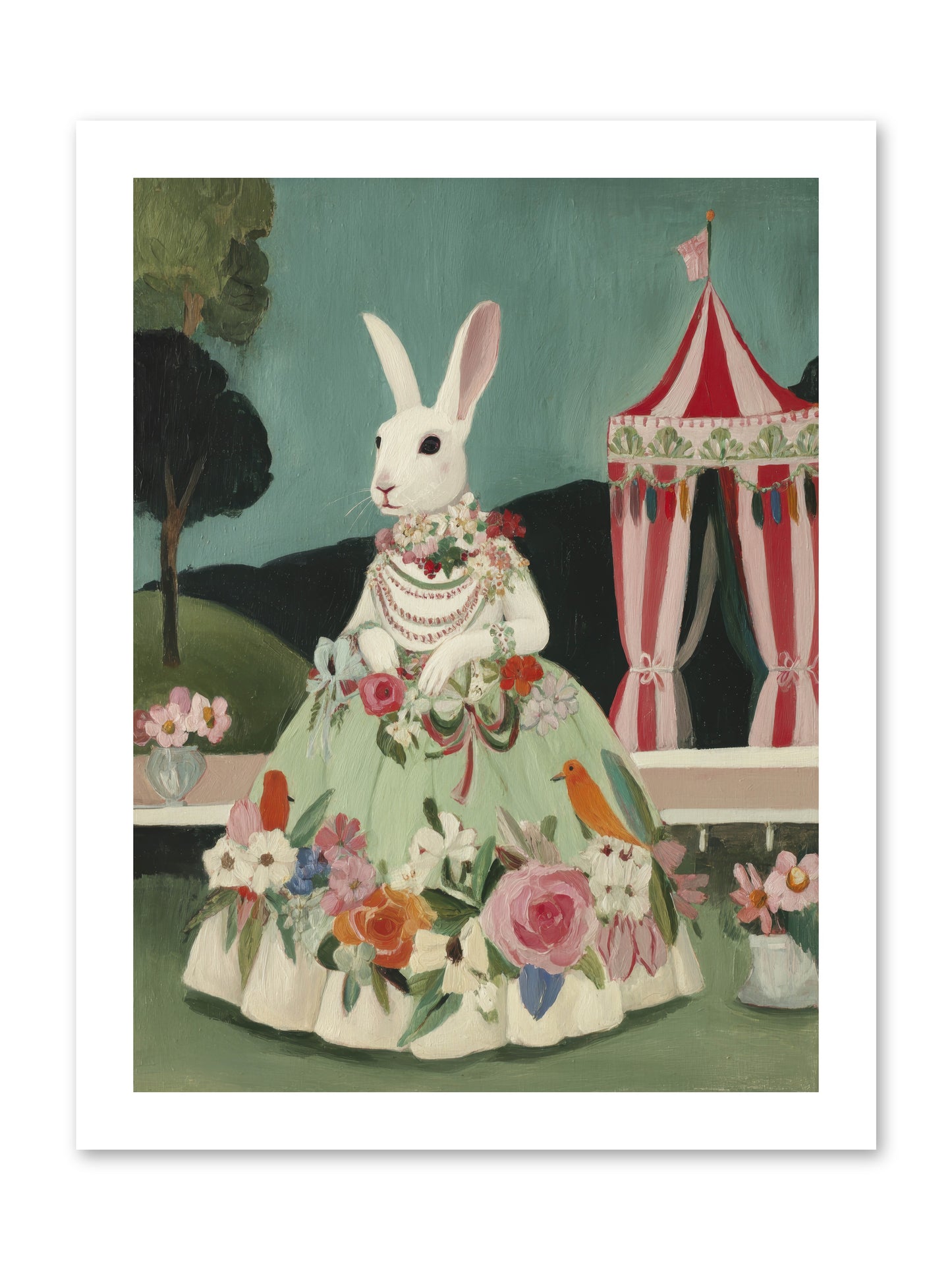 The Sweetest Reverie -- Loose Canvas Print 12x16