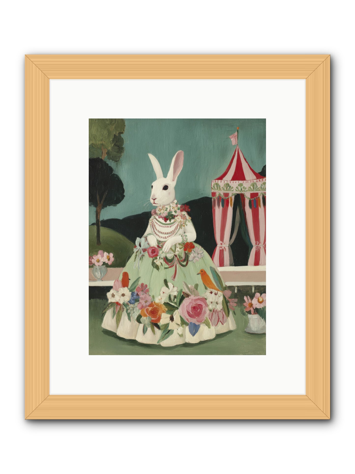 The Sweetest Reverie -- Framed Print - Natural 9x12