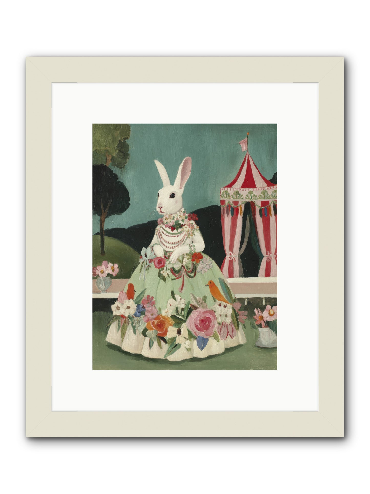The Sweetest Reverie -- Framed Print - White 9x12