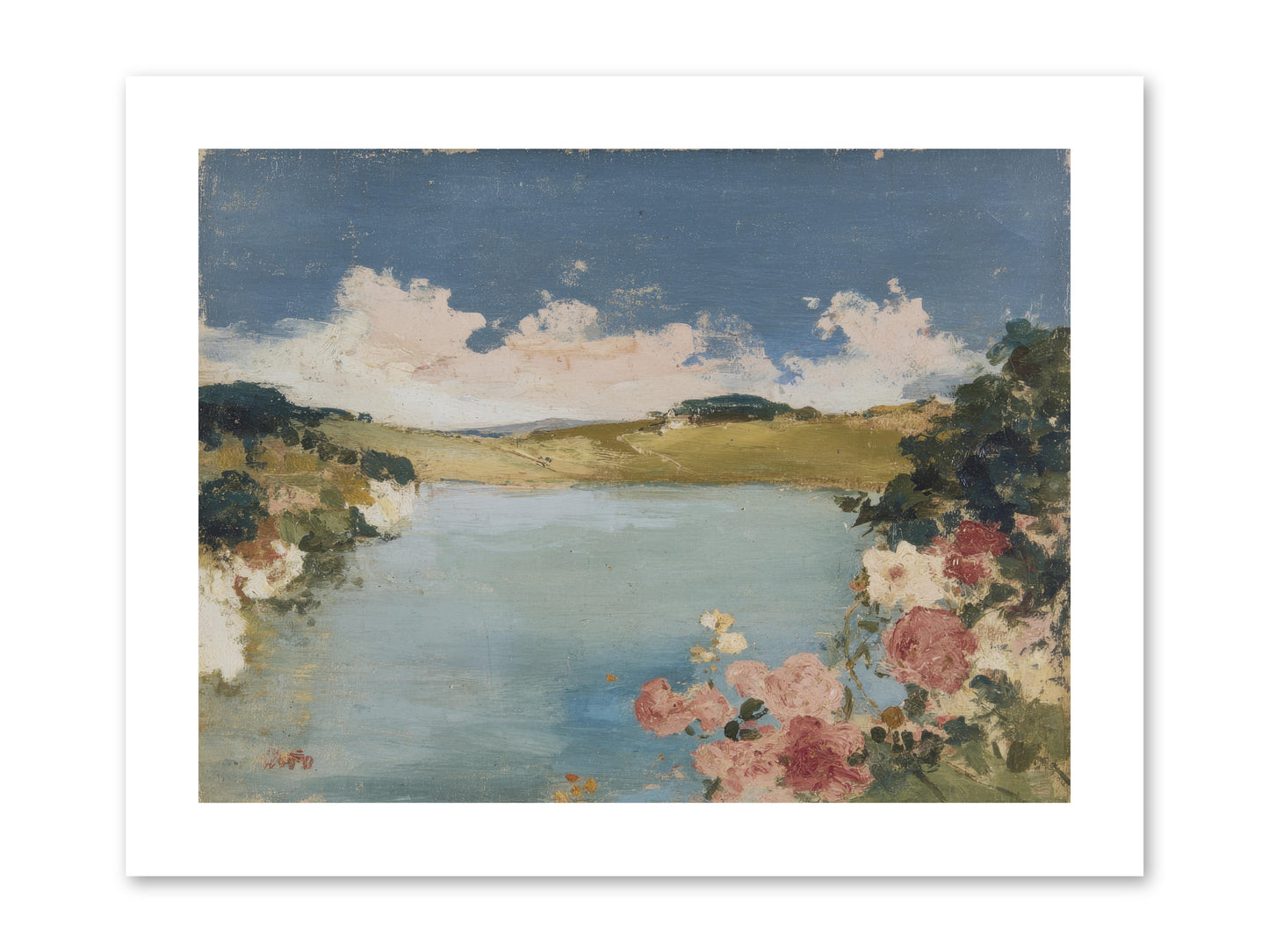 The Swimming Hour -- Paper Print 12x9