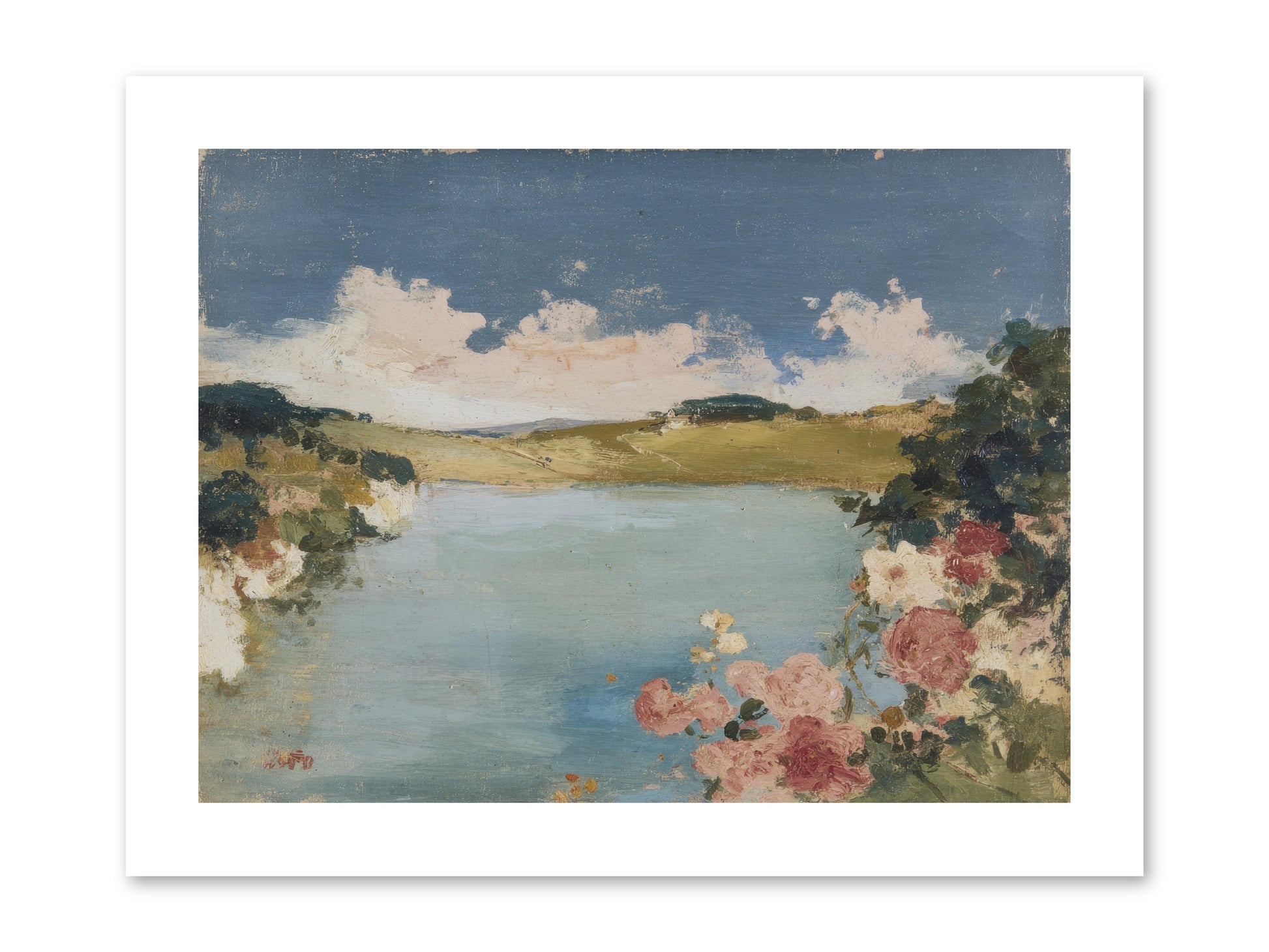 The Swimming Hour -- Paper Print 12x9