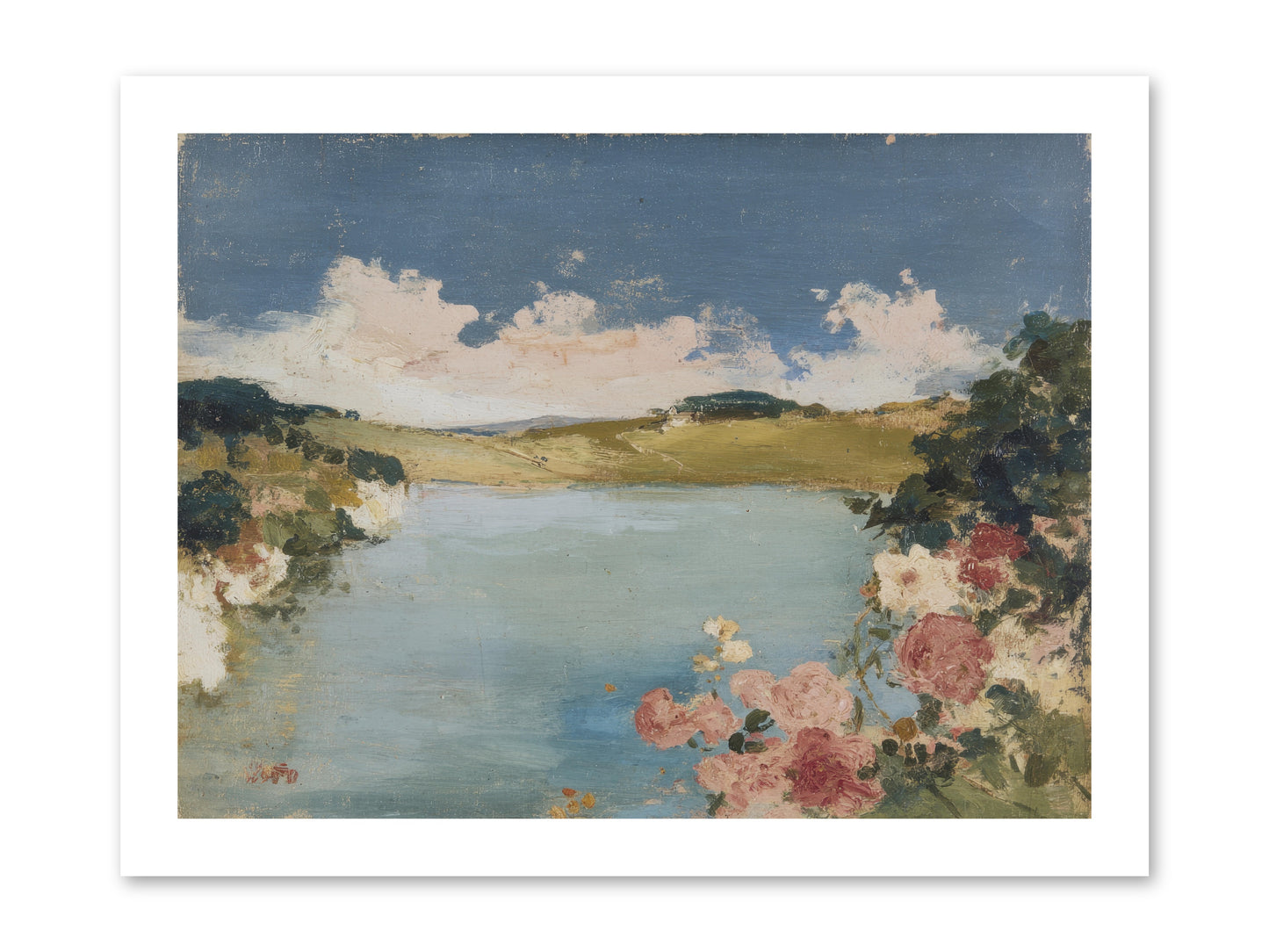 The Swimming Hour -- Loose Canvas Print 16x12