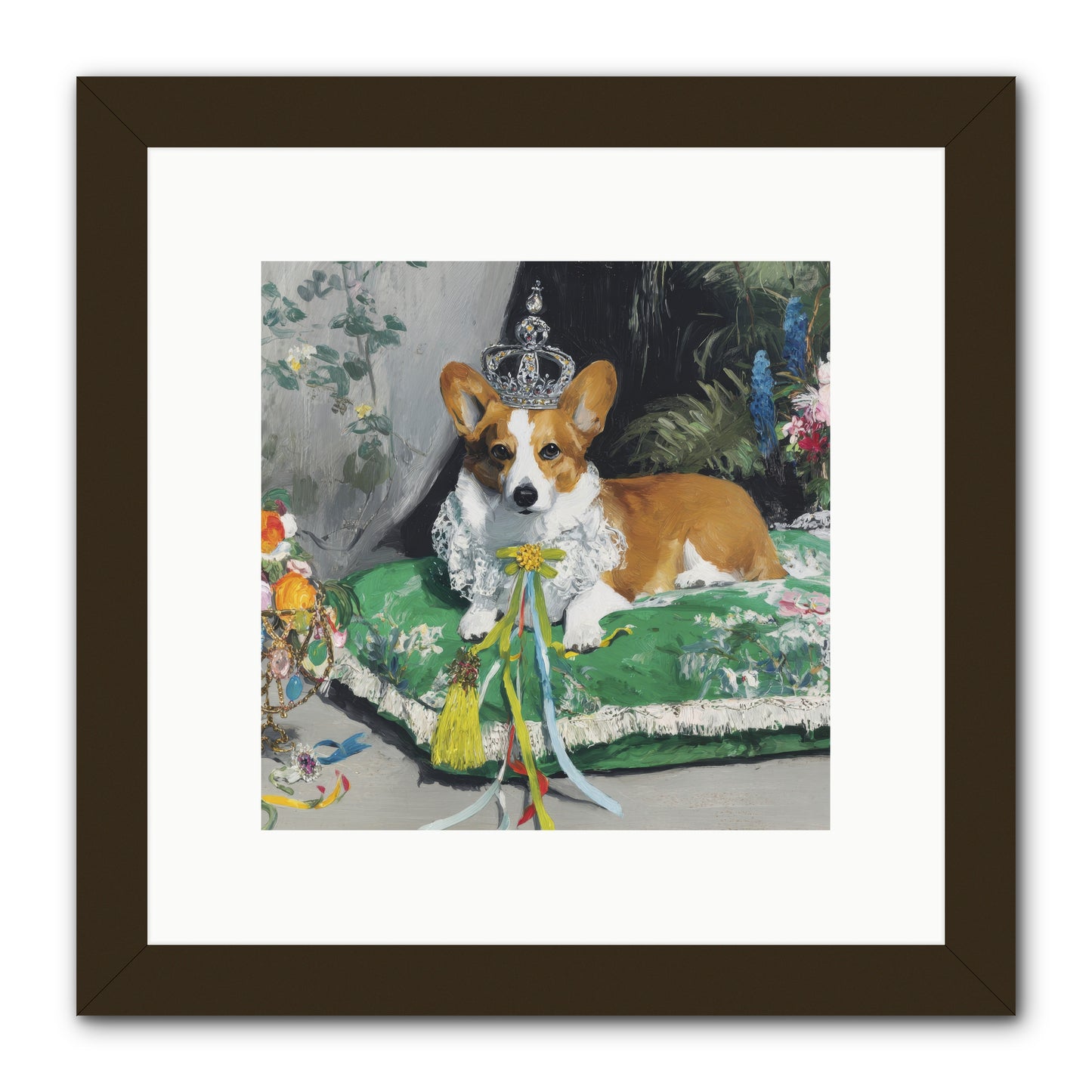 The Swooning Ceremony -- Framed Print - Black 10x10