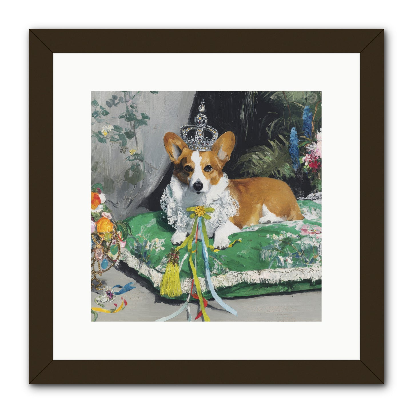 The Swooning Ceremony -- Framed Print - Black 12x12