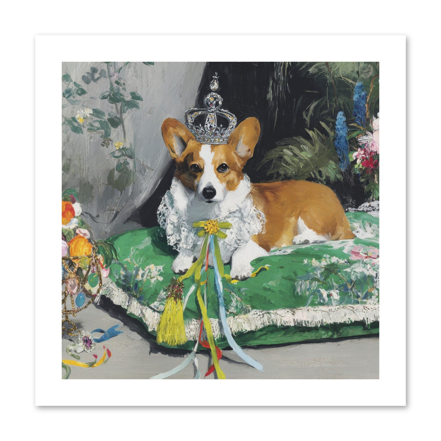The Swooning Ceremony -- Loose Canvas Print 12x12