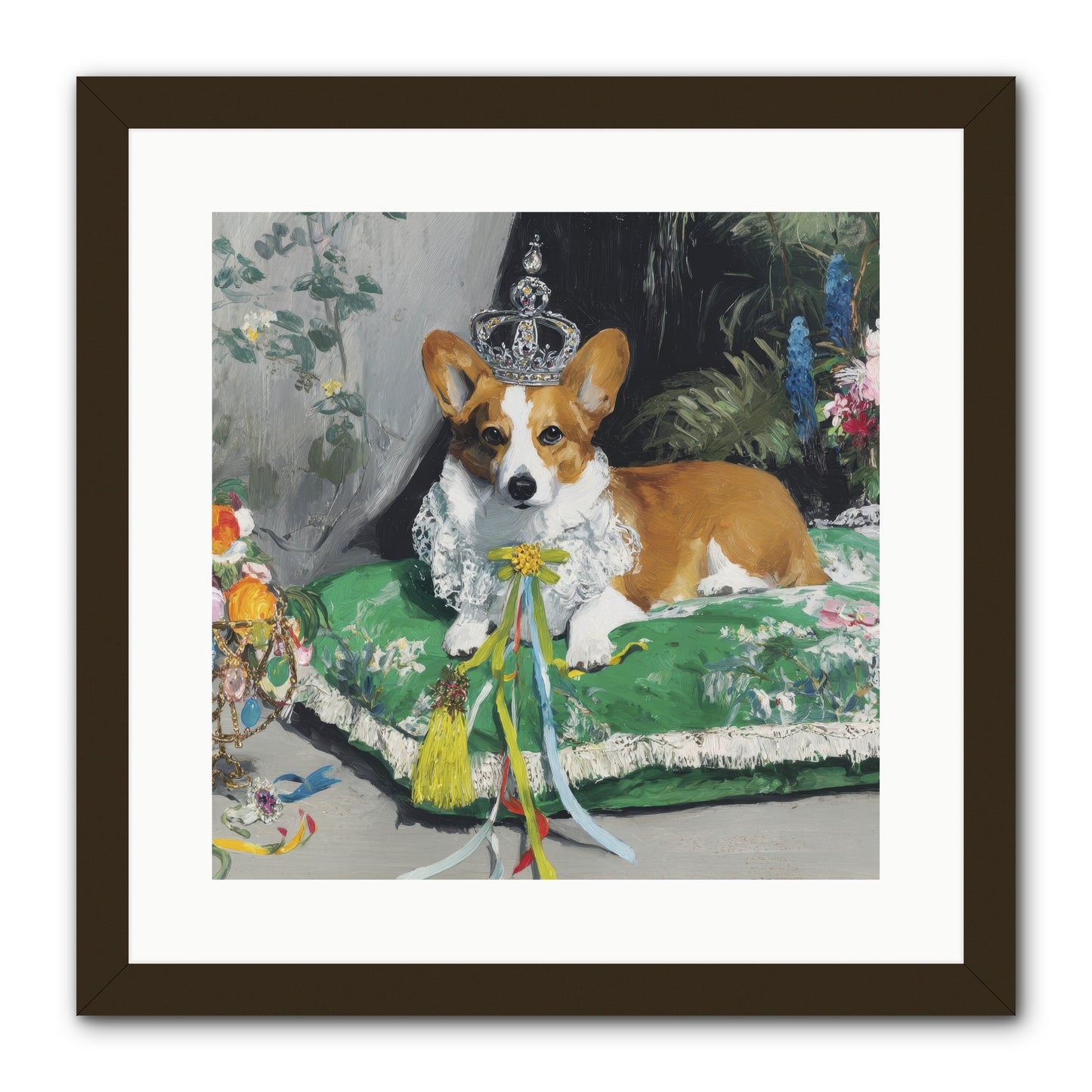 The Swooning Ceremony -- Framed Print - Black 16x16