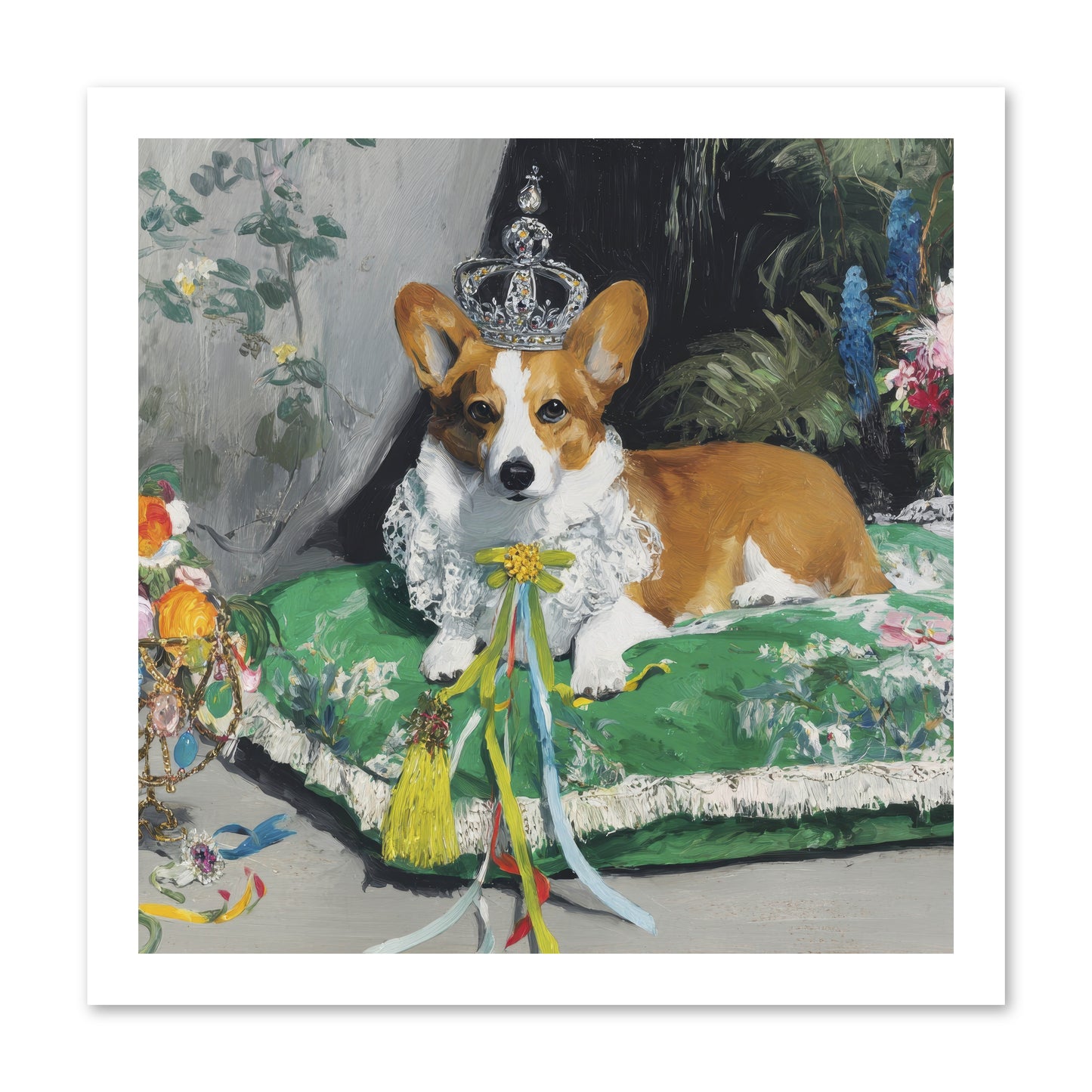 The Swooning Ceremony -- Loose Canvas Print 16x16