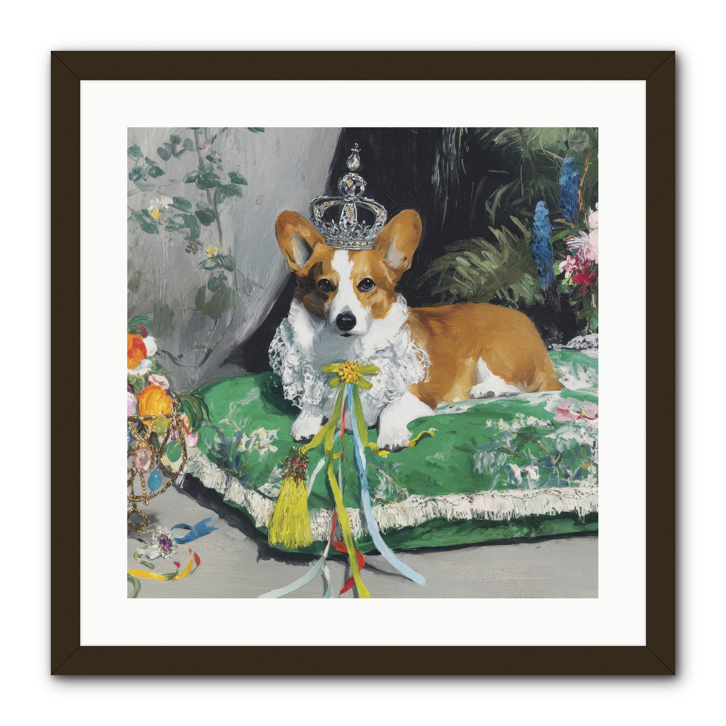 The Swooning Ceremony -- Framed Print - Black 20x20