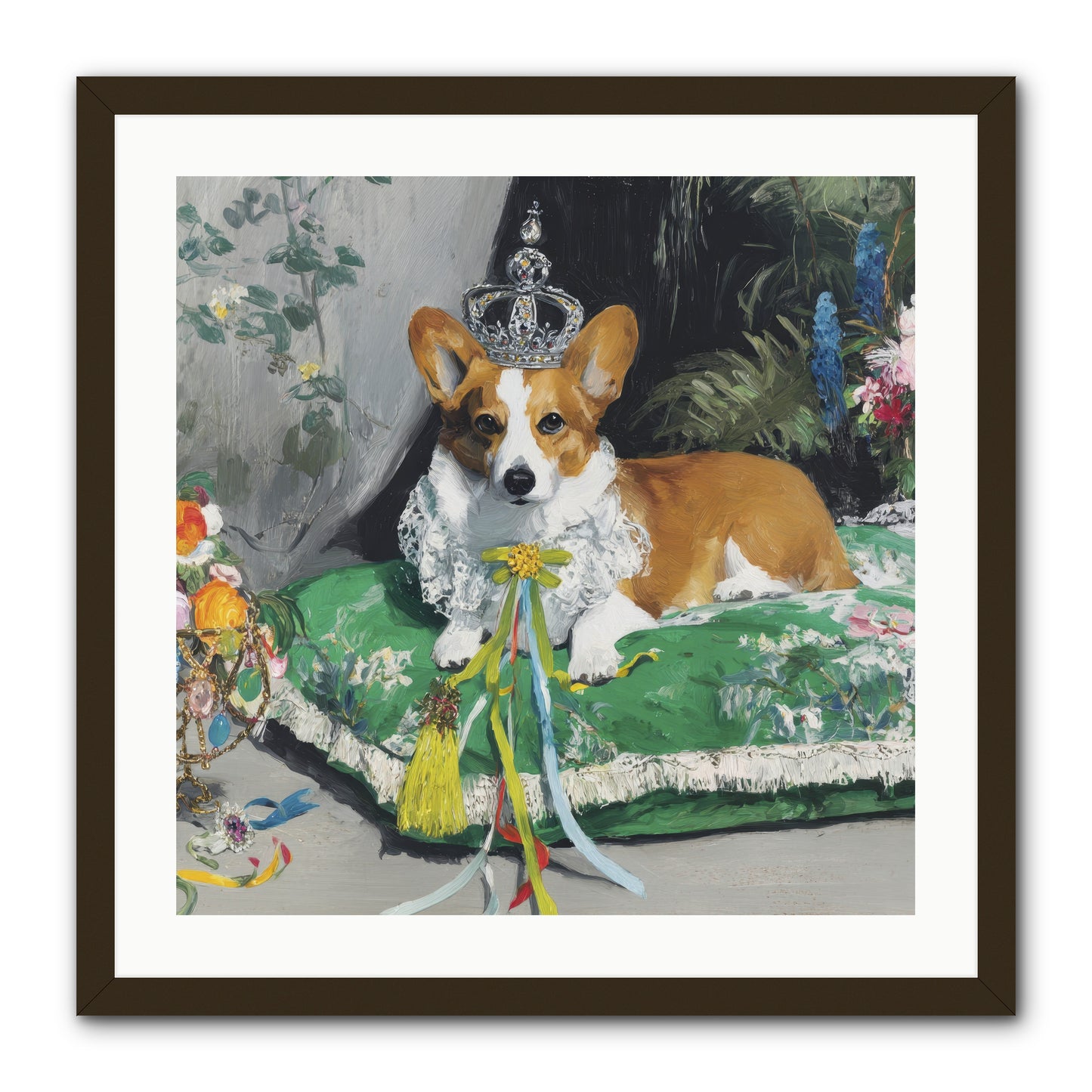 The Swooning Ceremony -- Framed Print - Black 24x24