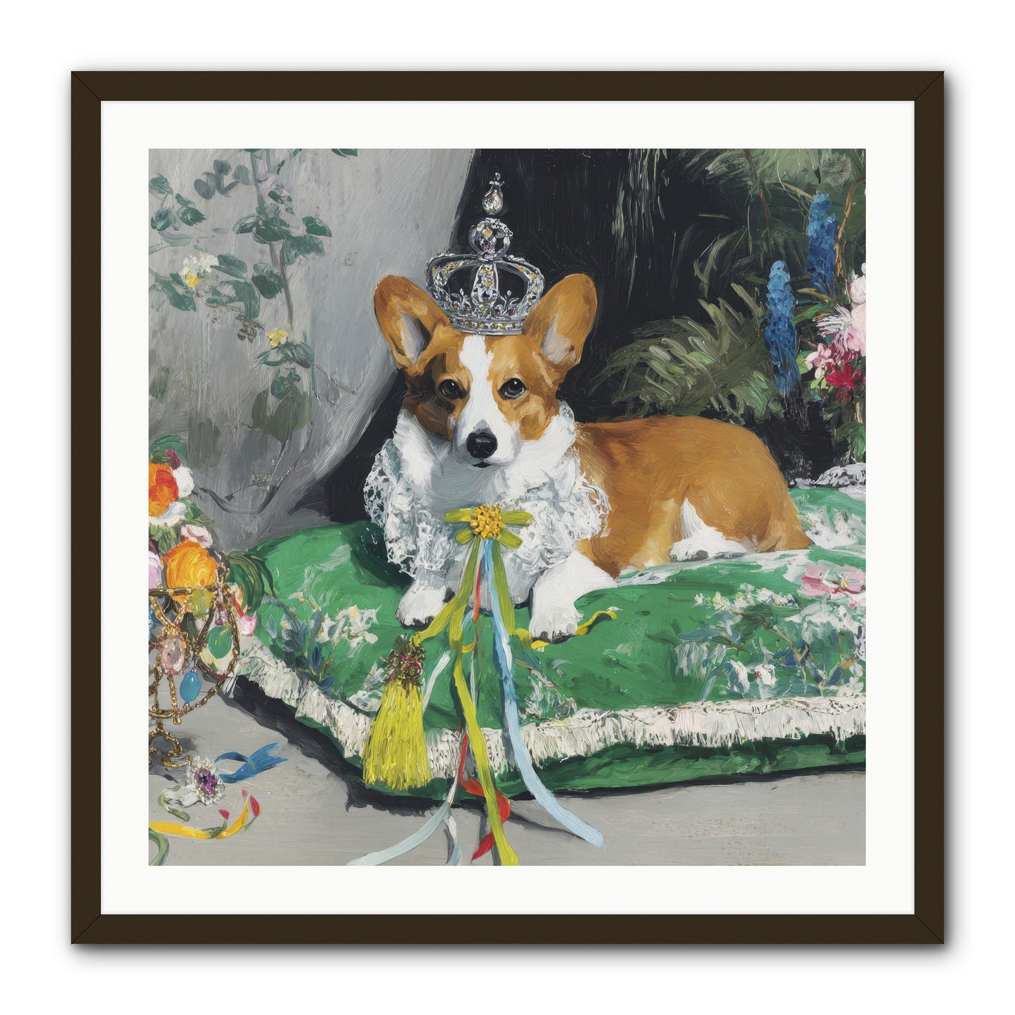 The Swooning Ceremony -- Framed Print - Black 30x30