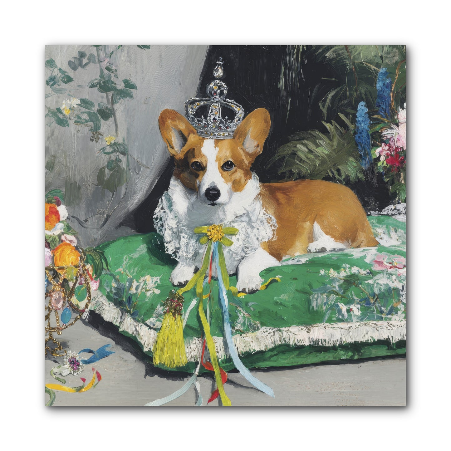 The Swooning Ceremony -- Wrapped Canvas 10x10