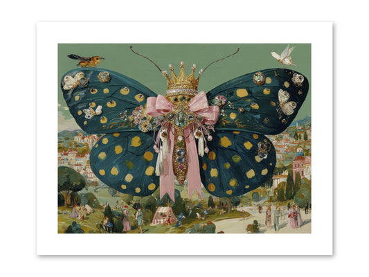 The Swooning Masquerade -- Paper Print 12x9