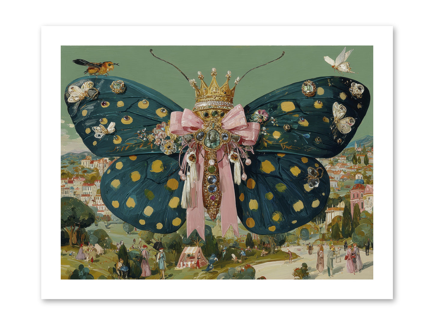 The Swooning Masquerade -- Paper Print 16x12