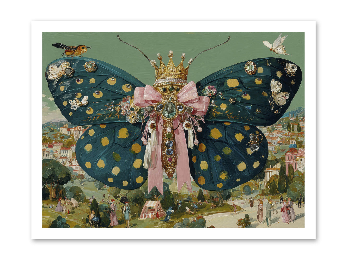 The Swooning Masquerade -- Paper Print 24x18