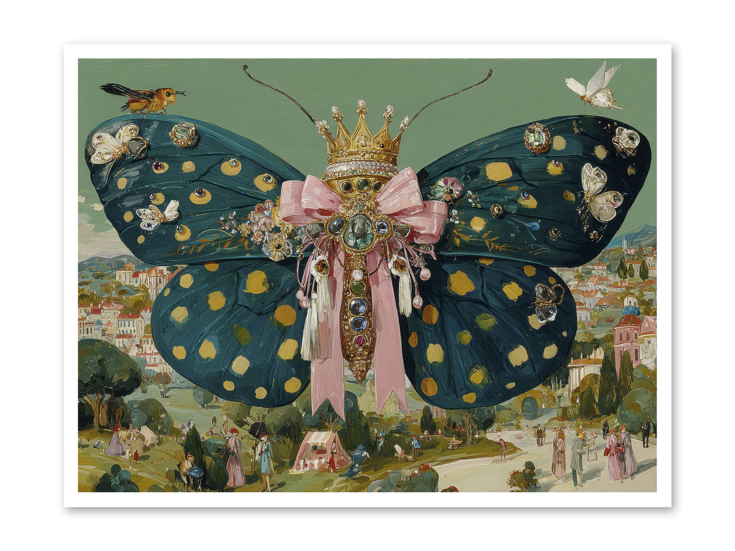 The Swooning Masquerade -- Paper Print 40x30