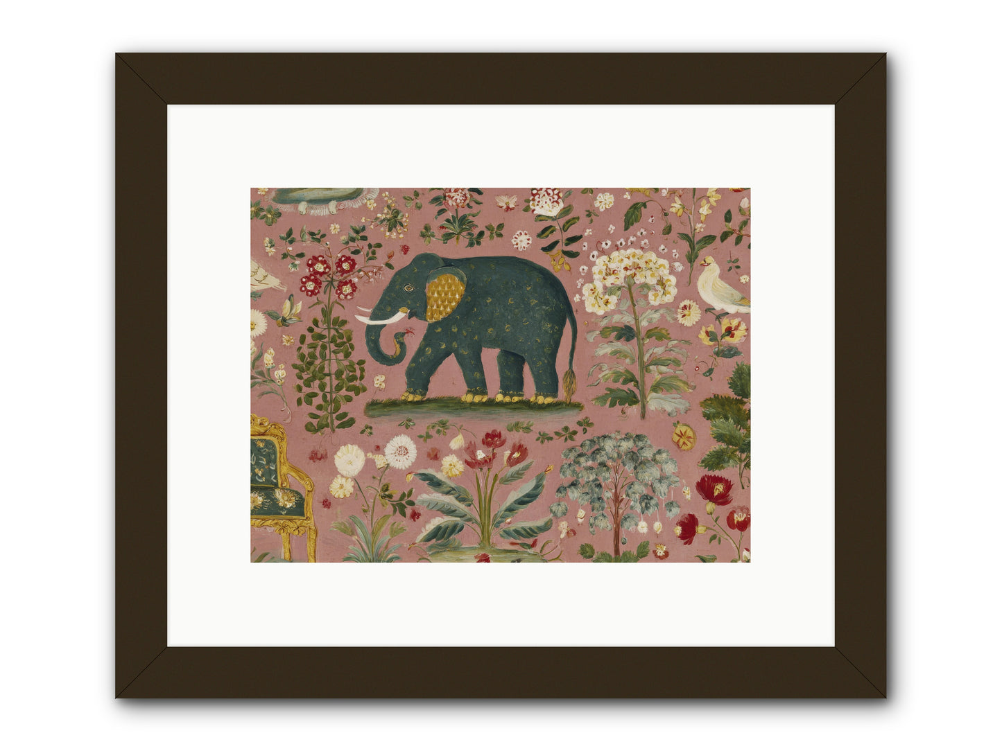 The Symposium of Petals & Precision -- Framed Print - Black 12x9