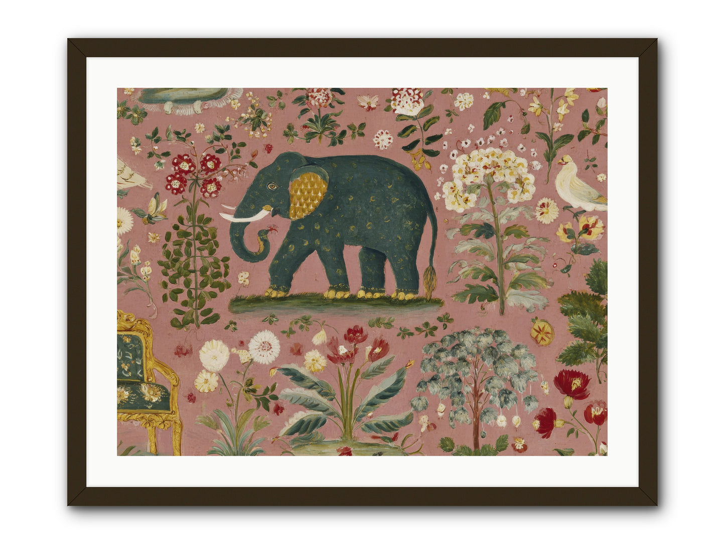 The Symposium of Petals & Precision -- Framed Print - Black 32x24