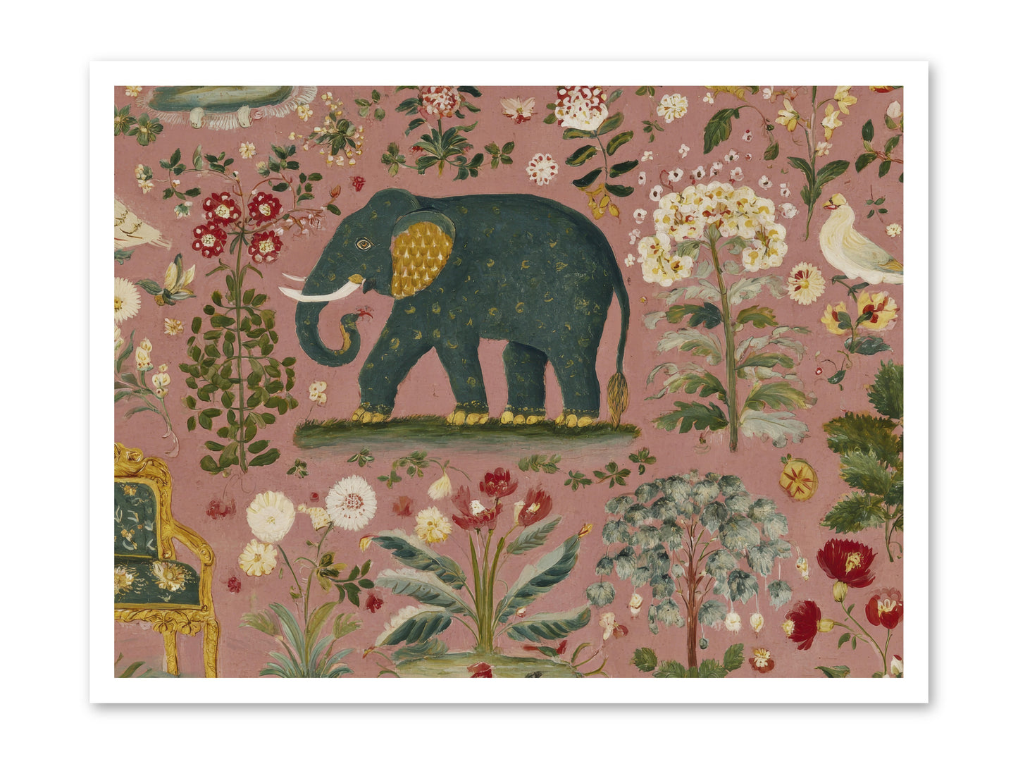 The Symposium of Petals & Precision -- Loose Canvas Print 32x24