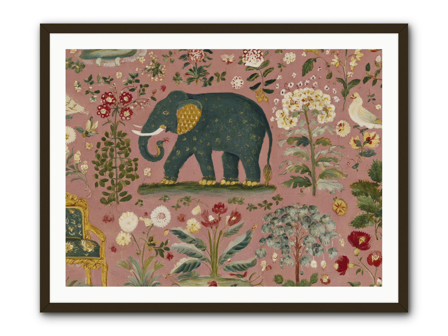 The Symposium of Petals & Precision -- Framed Print - Black 40x30