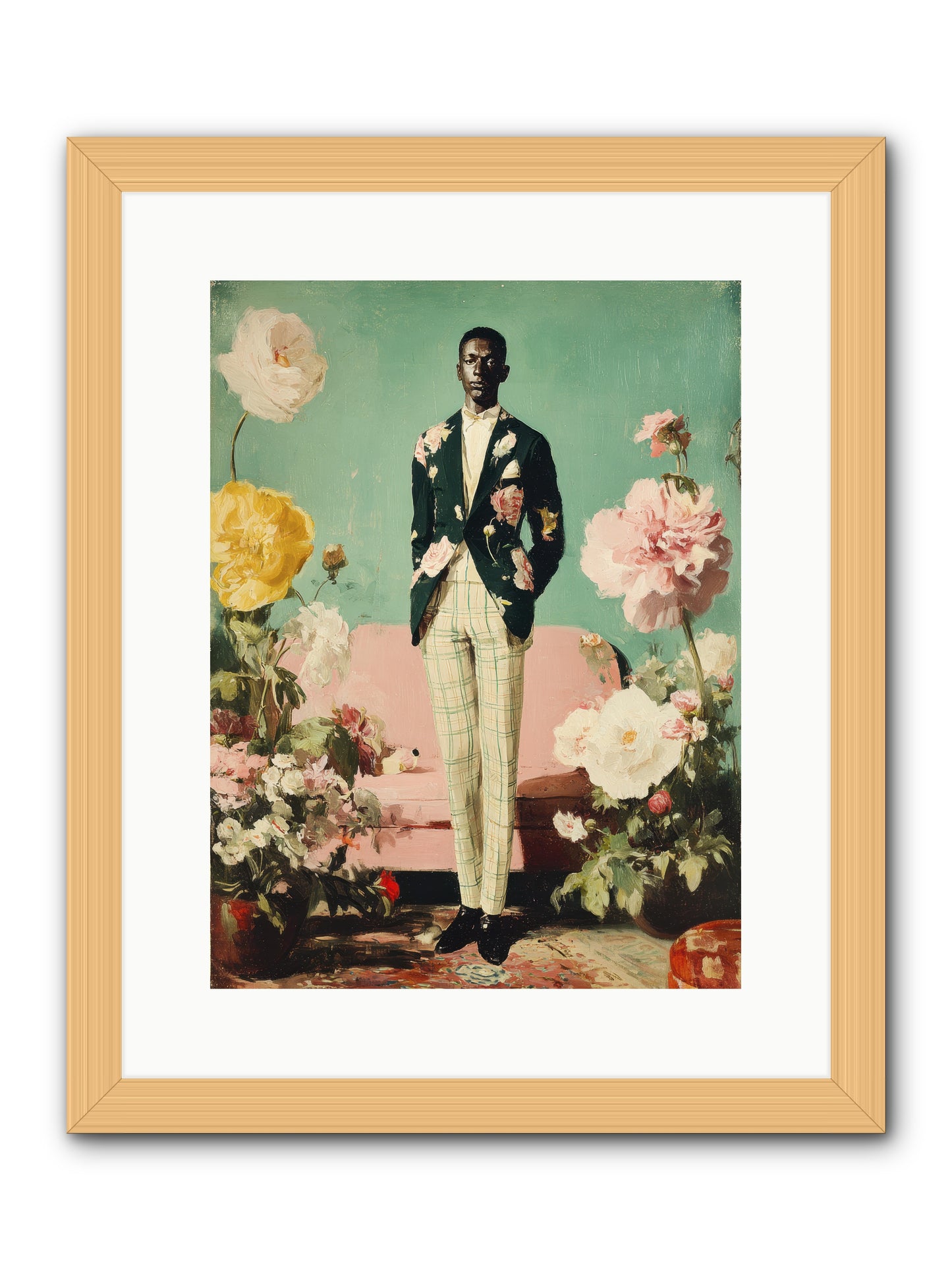 The Tailored Almanac -- Framed Print - Natural 12x16