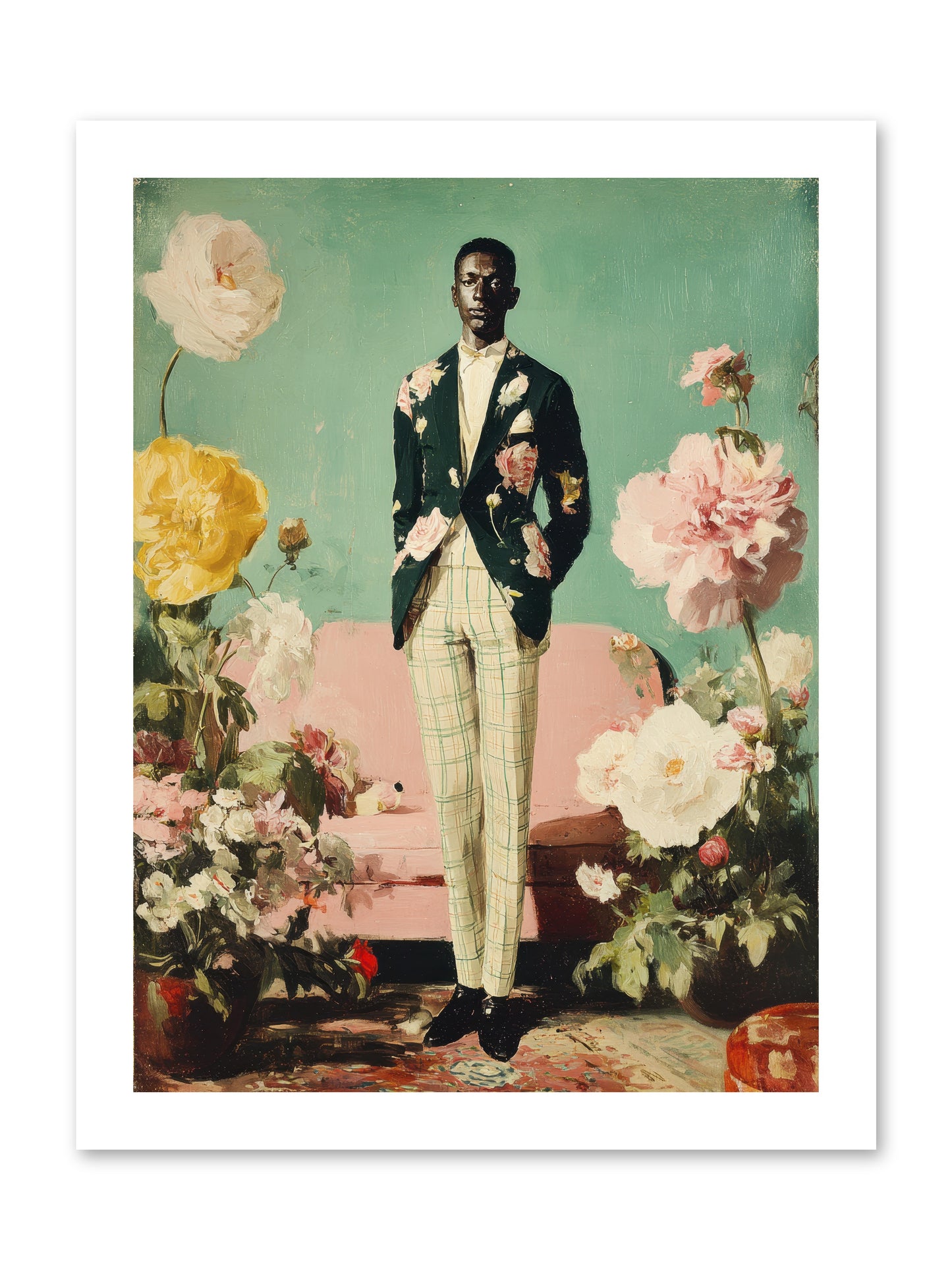 The Tailored Almanac -- Loose Canvas Print 12x16