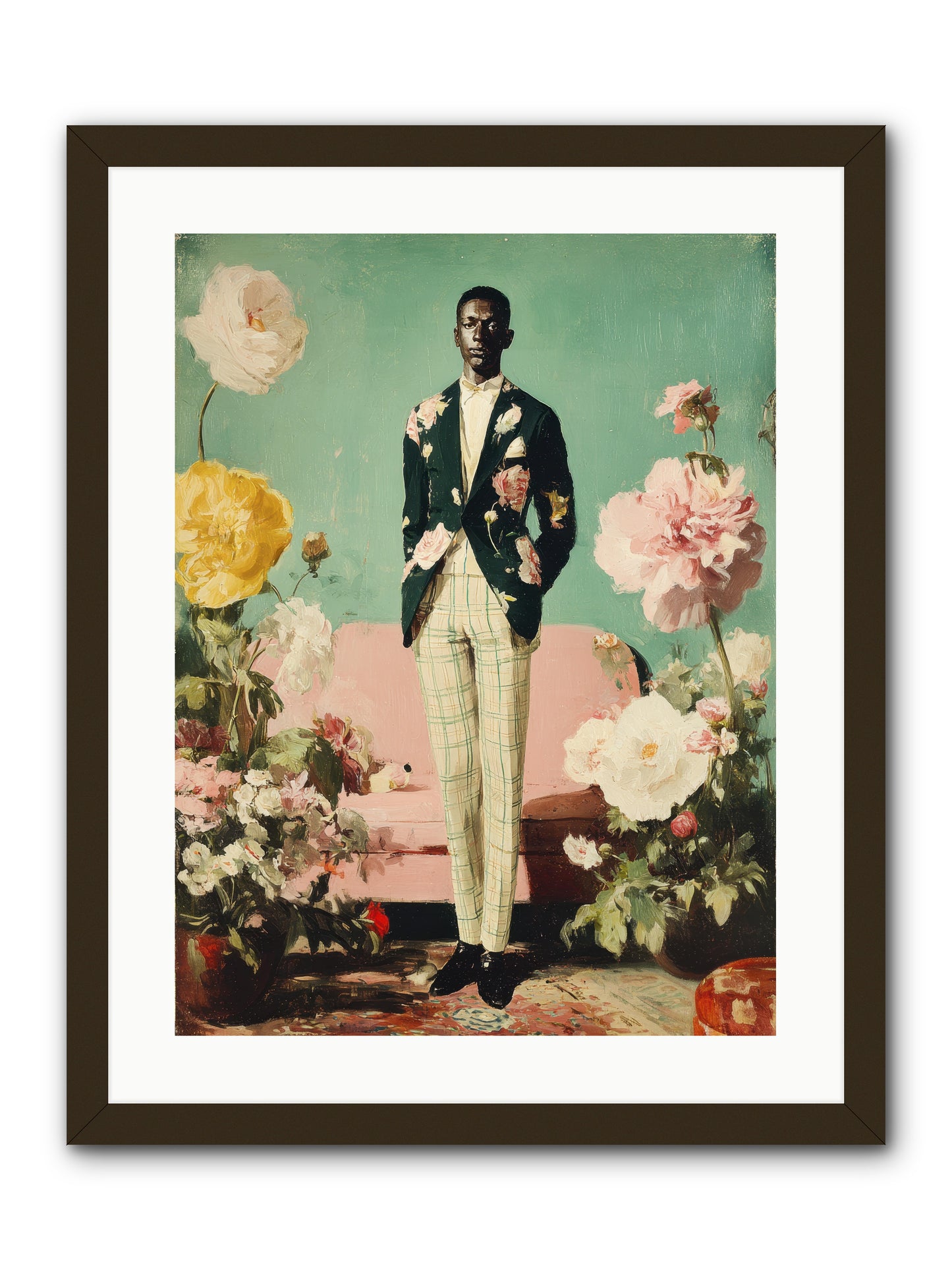 The Tailored Almanac -- Framed Print - Black 18x24