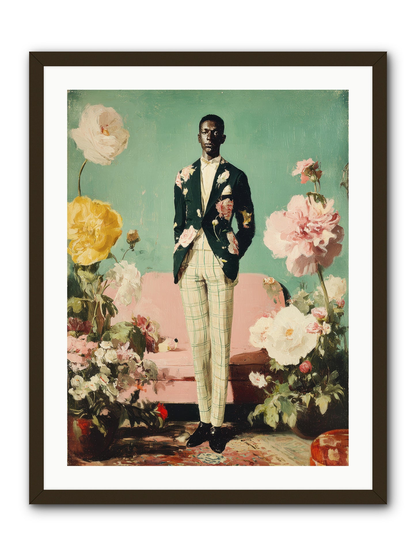 The Tailored Almanac -- Framed Print - Black 24x32