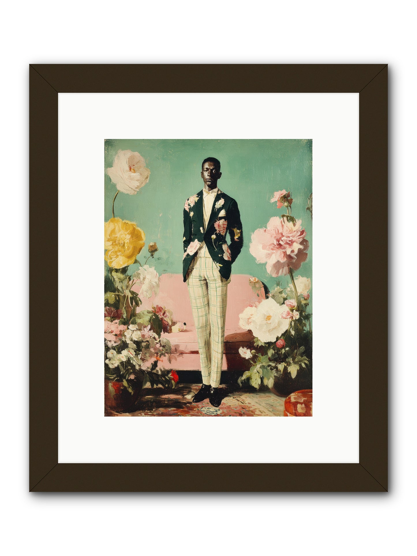 The Tailored Almanac -- Framed Print - Black 9x12