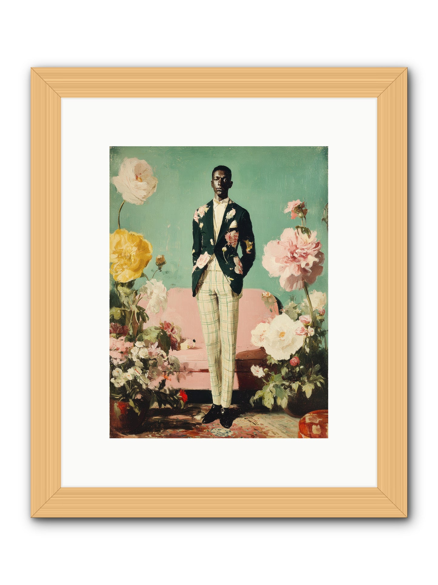 The Tailored Almanac -- Framed Print - Natural 9x12