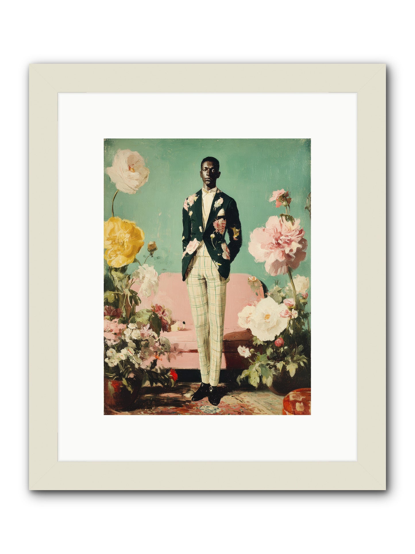 The Tailored Almanac -- Framed Print - White 9x12