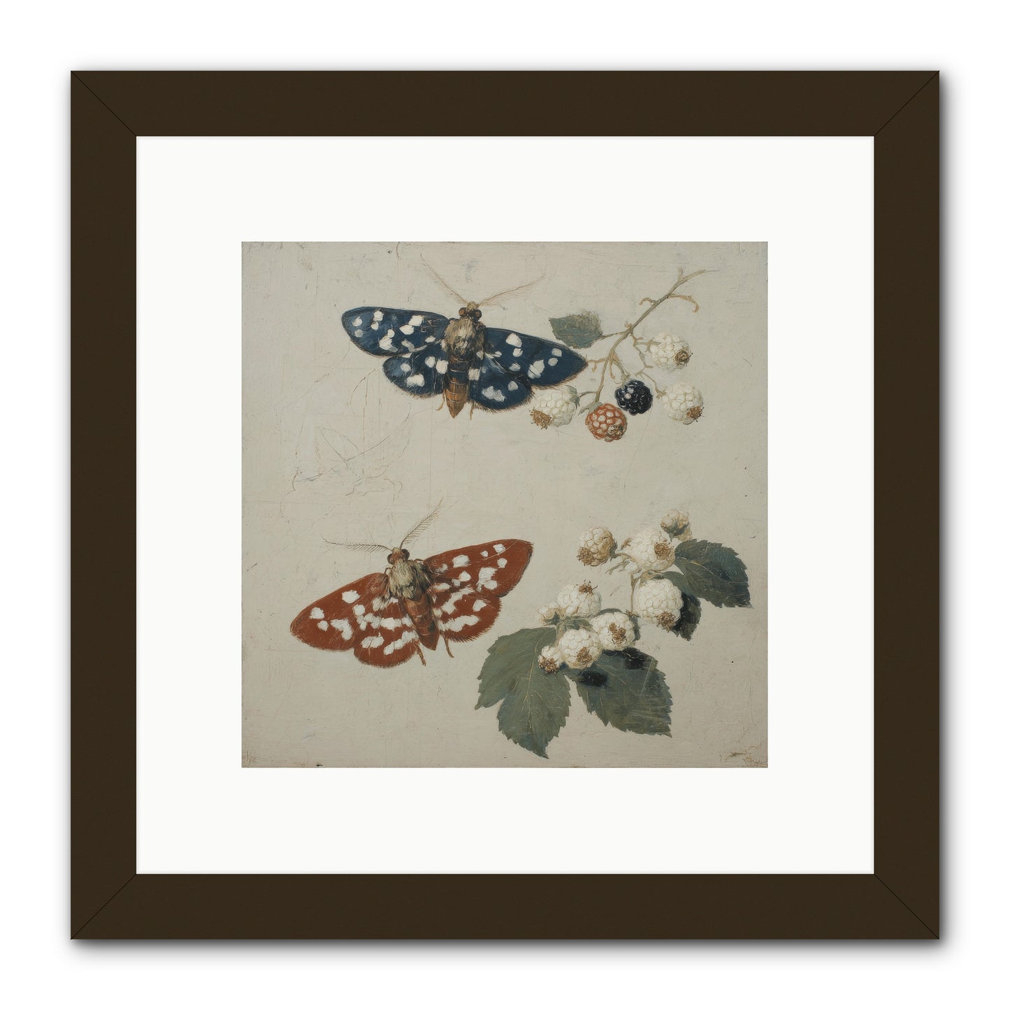 The Thickets Whispered Tales -- Framed Print - Black 10x10