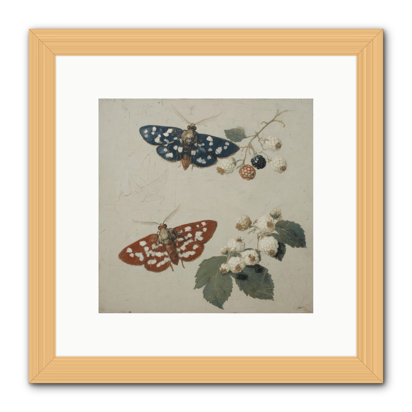 The Thickets Whispered Tales -- Framed Print - Natural 10x10