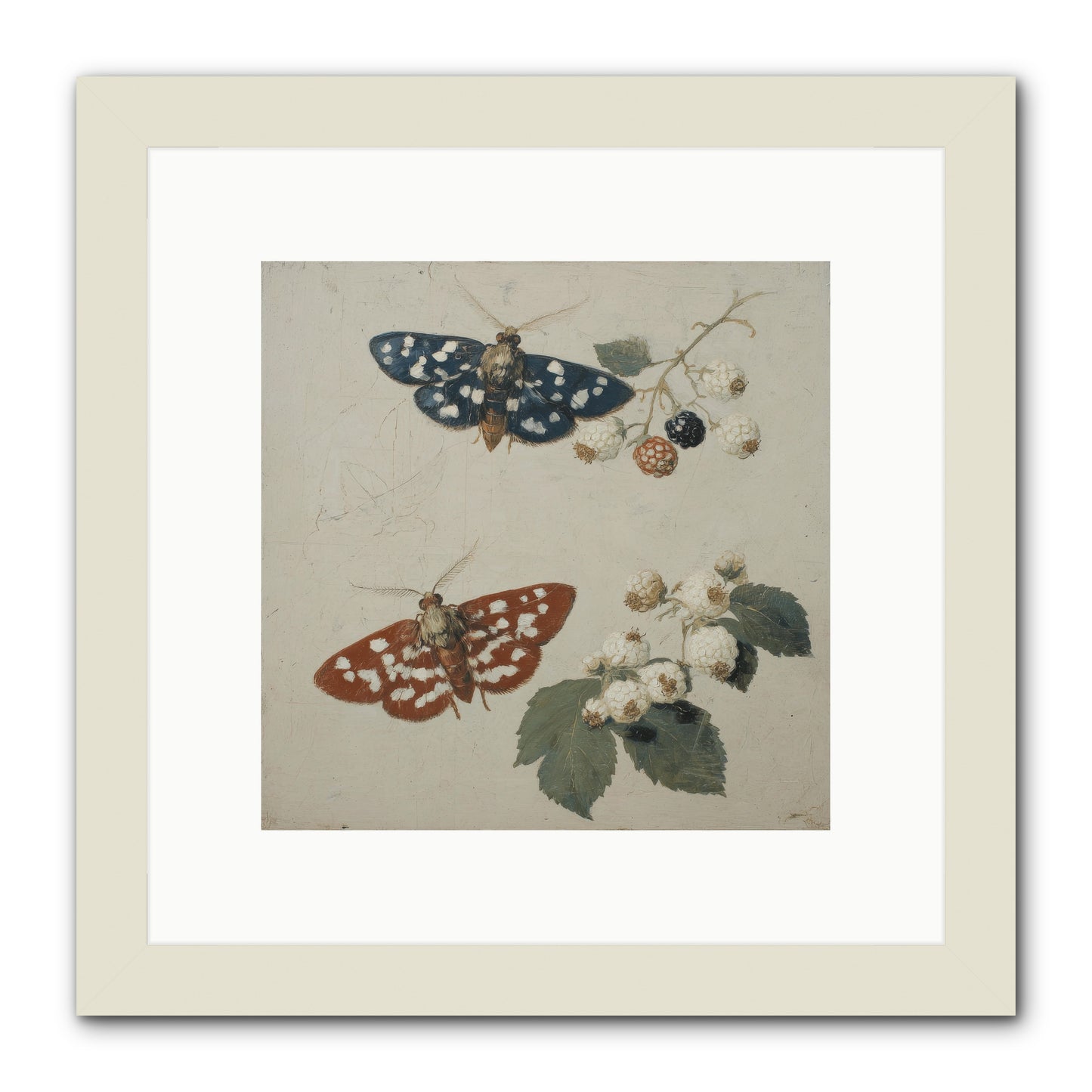 The Thickets Whispered Tales -- Framed Print - White 10x10