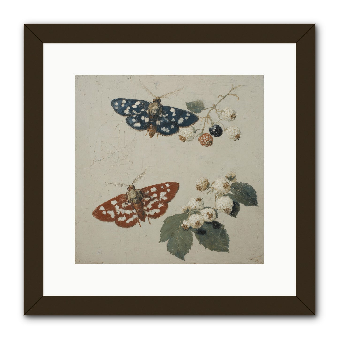 The Thickets Whispered Tales -- Framed Print - Black 12x12