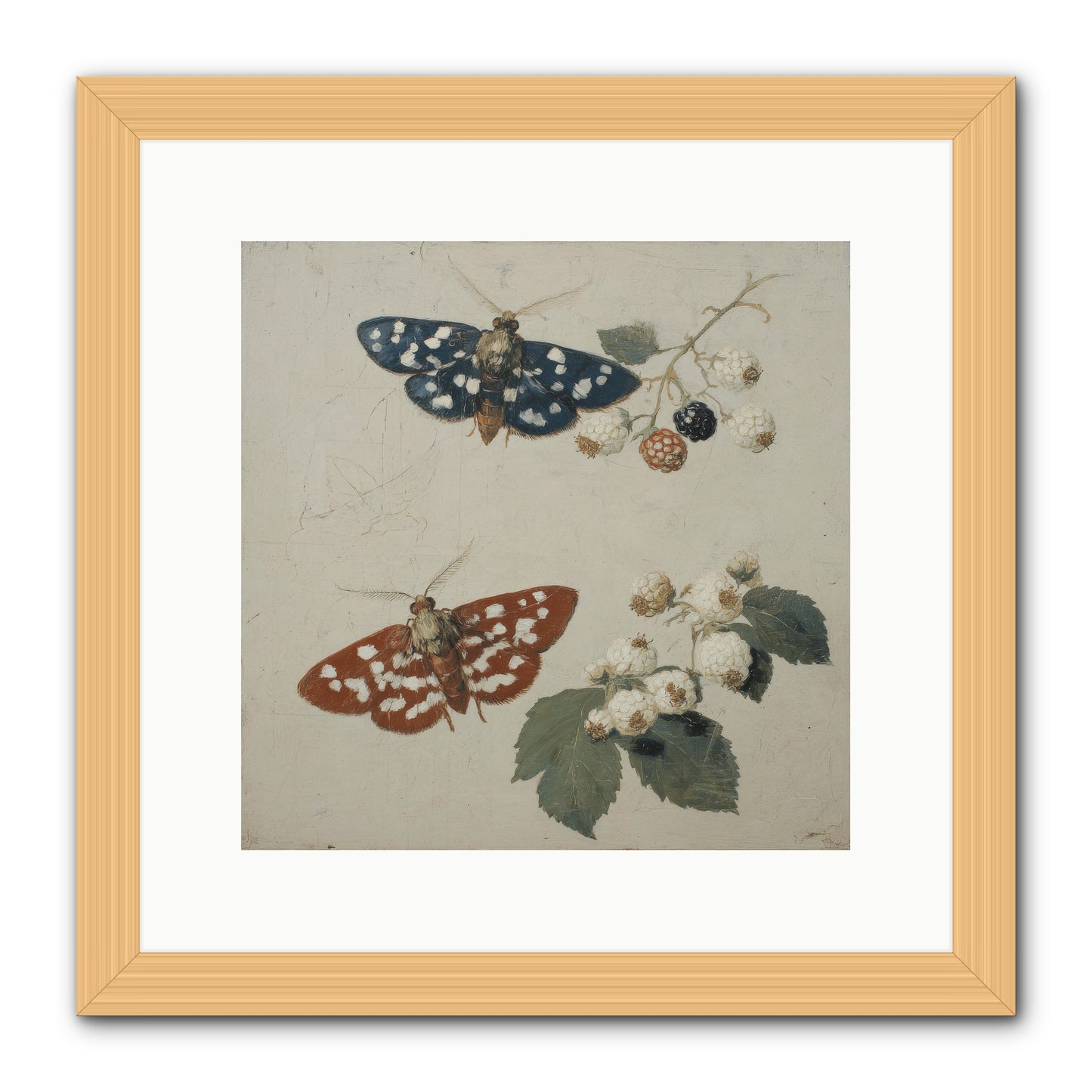 The Thickets Whispered Tales -- Framed Print - Natural 12x12