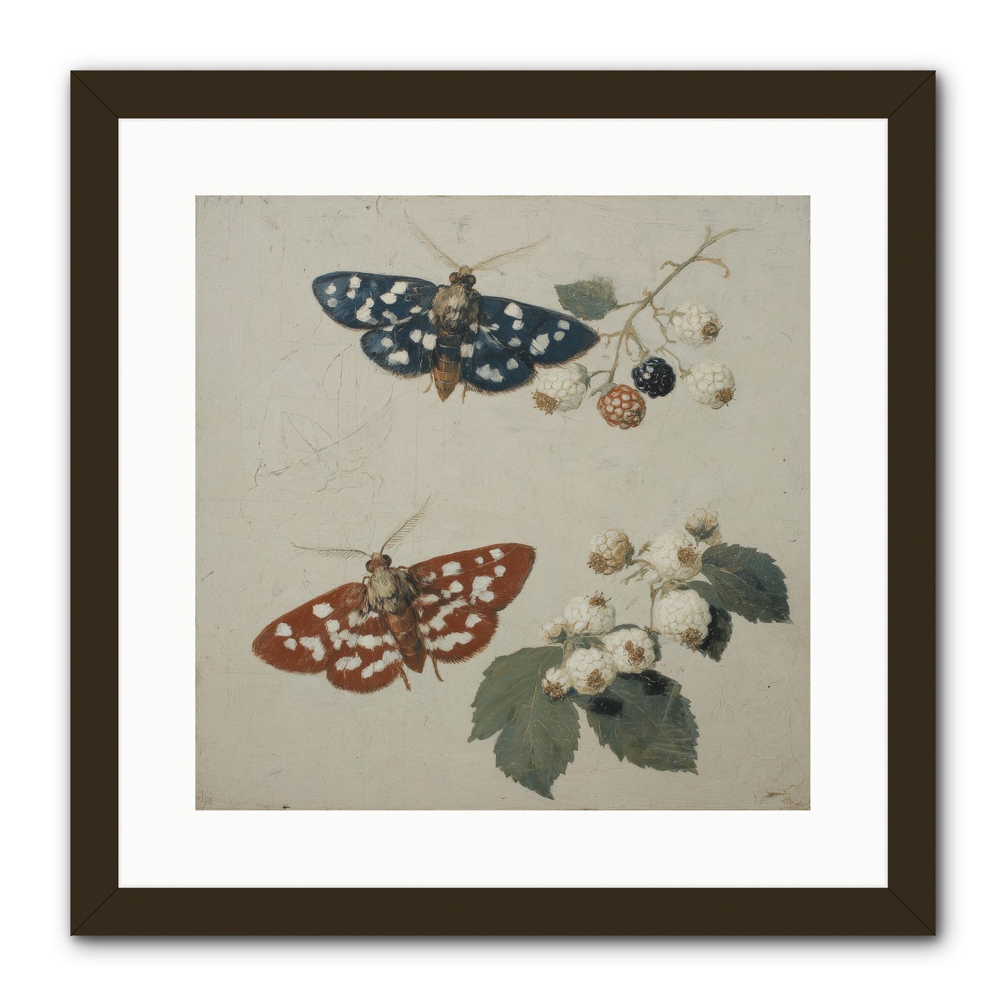The Thickets Whispered Tales -- Framed Print - Black 16x16