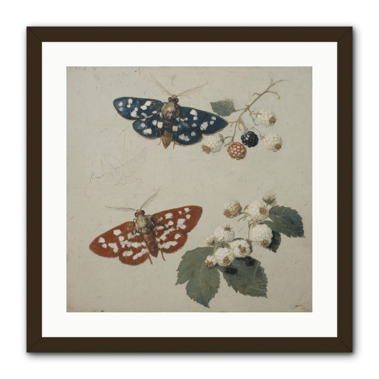 The Thickets Whispered Tales -- Framed Print - Black 20x20