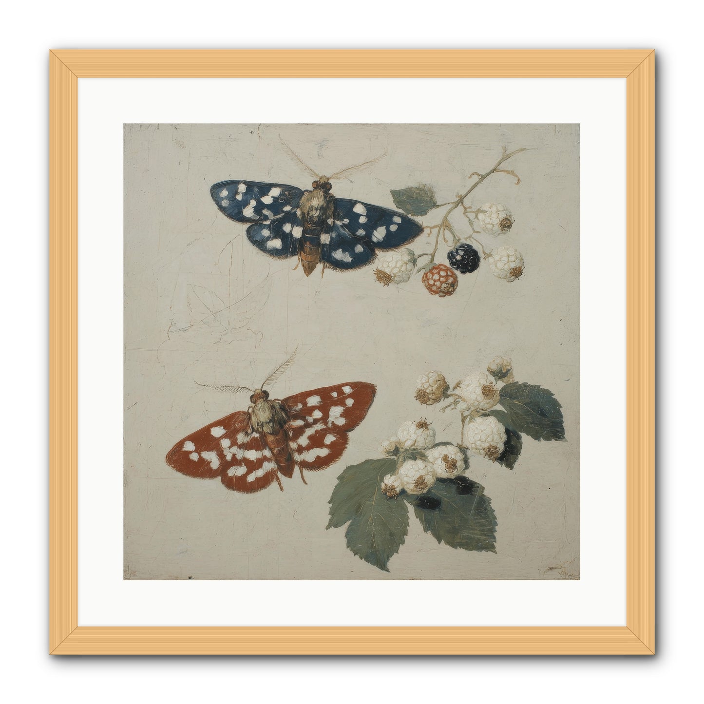 The Thickets Whispered Tales -- Framed Print - Natural 20x20