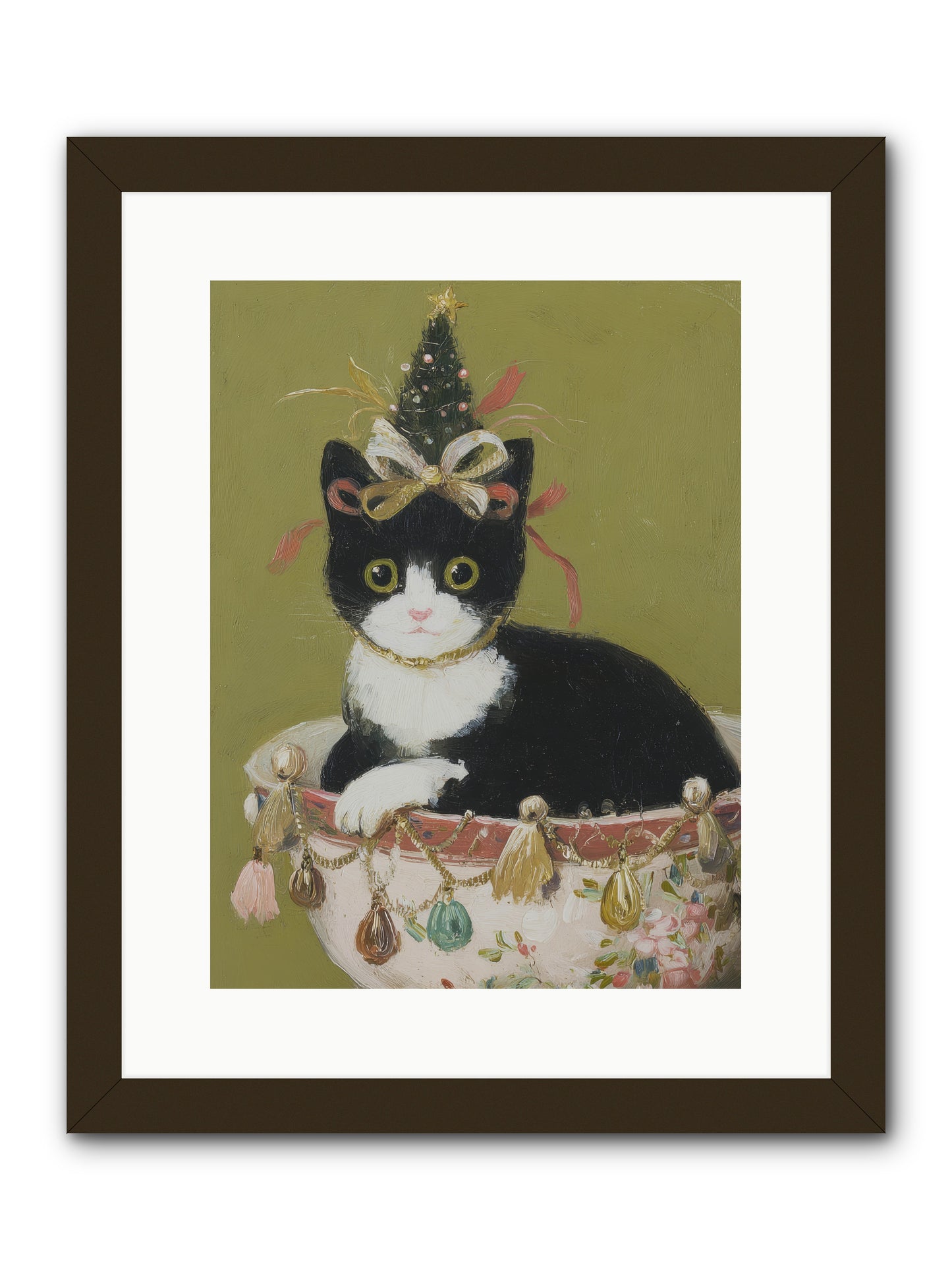 The Tinsel Bandit -- Framed Print - Black 12x16