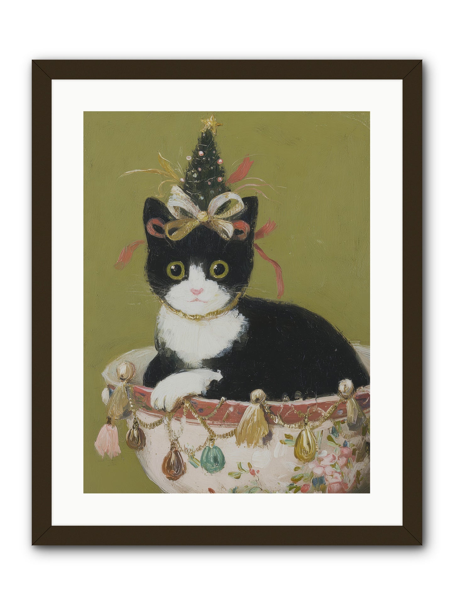 The Tinsel Bandit -- Framed Print - Black 18x24