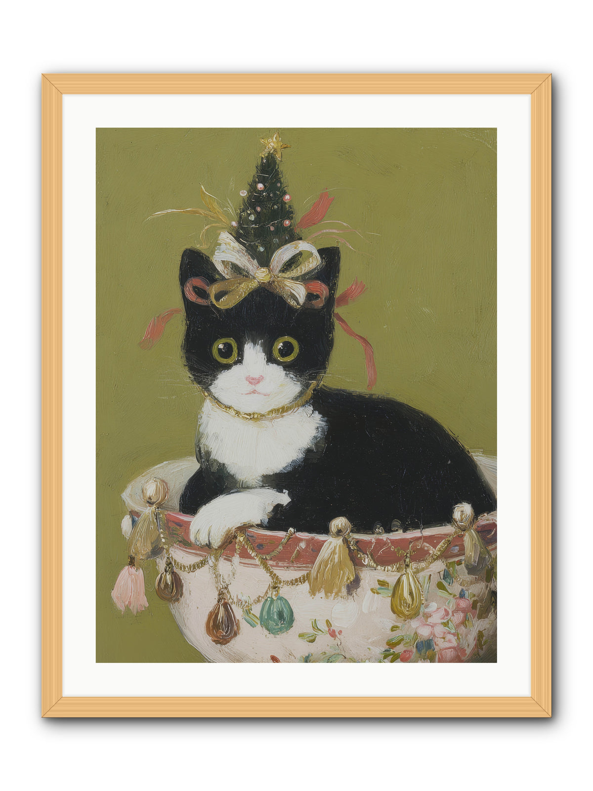 The Tinsel Bandit -- Framed Print - Natural 24x32
