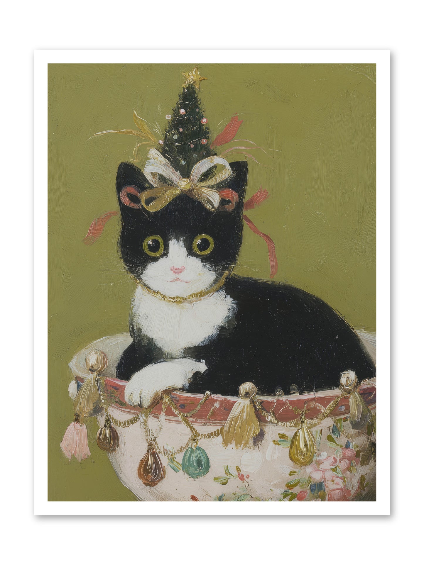 The Tinsel Bandit -- Loose Canvas Print 24x32