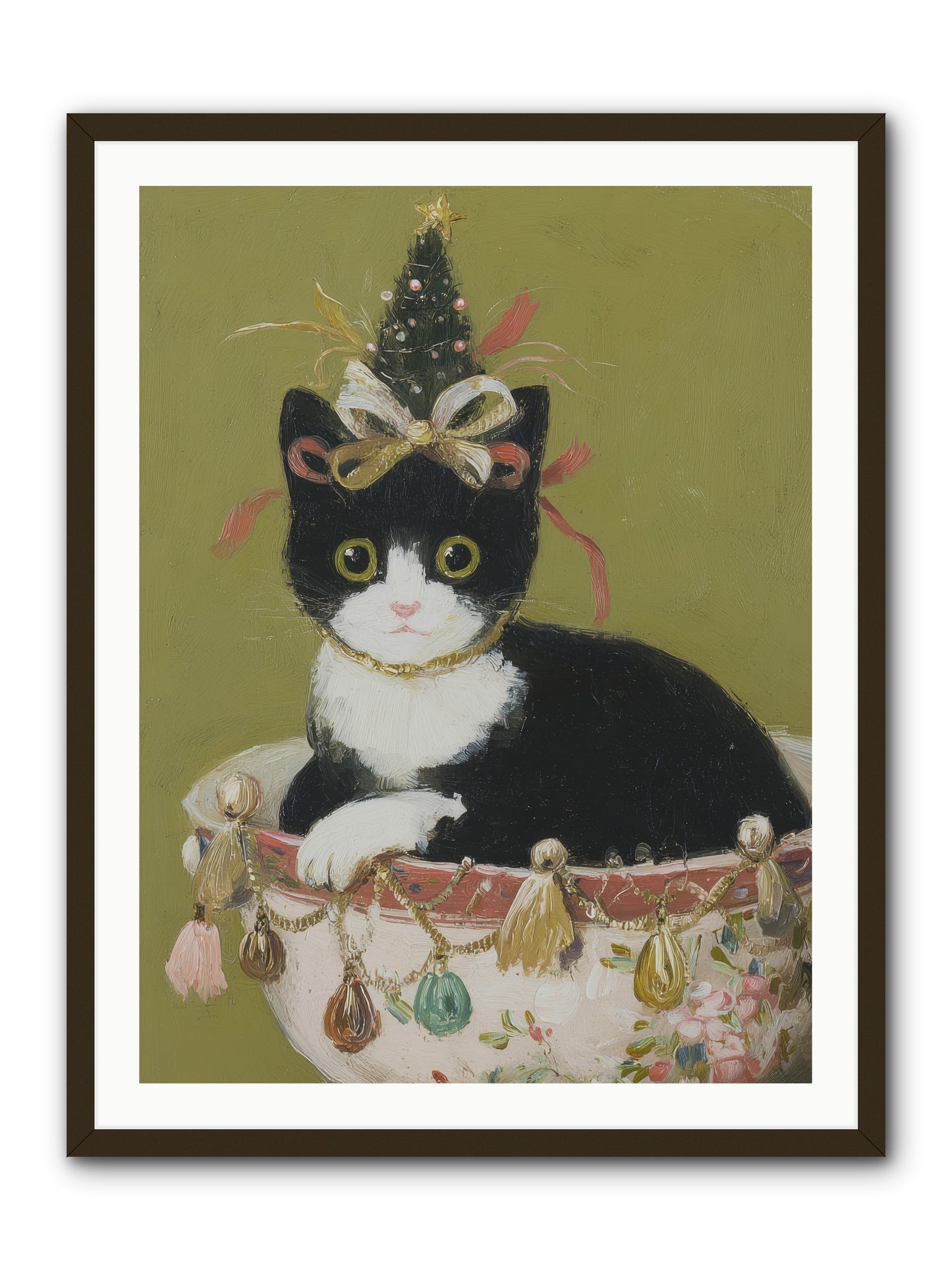The Tinsel Bandit -- Framed Print - Black 30x40